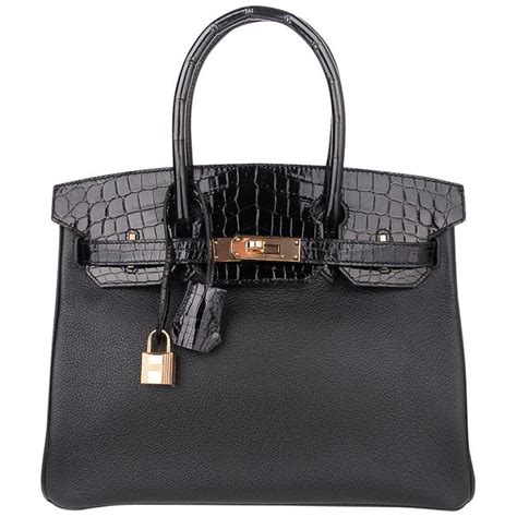 hermes birkin 30 black rose gold|authentic hermes bags outlet.